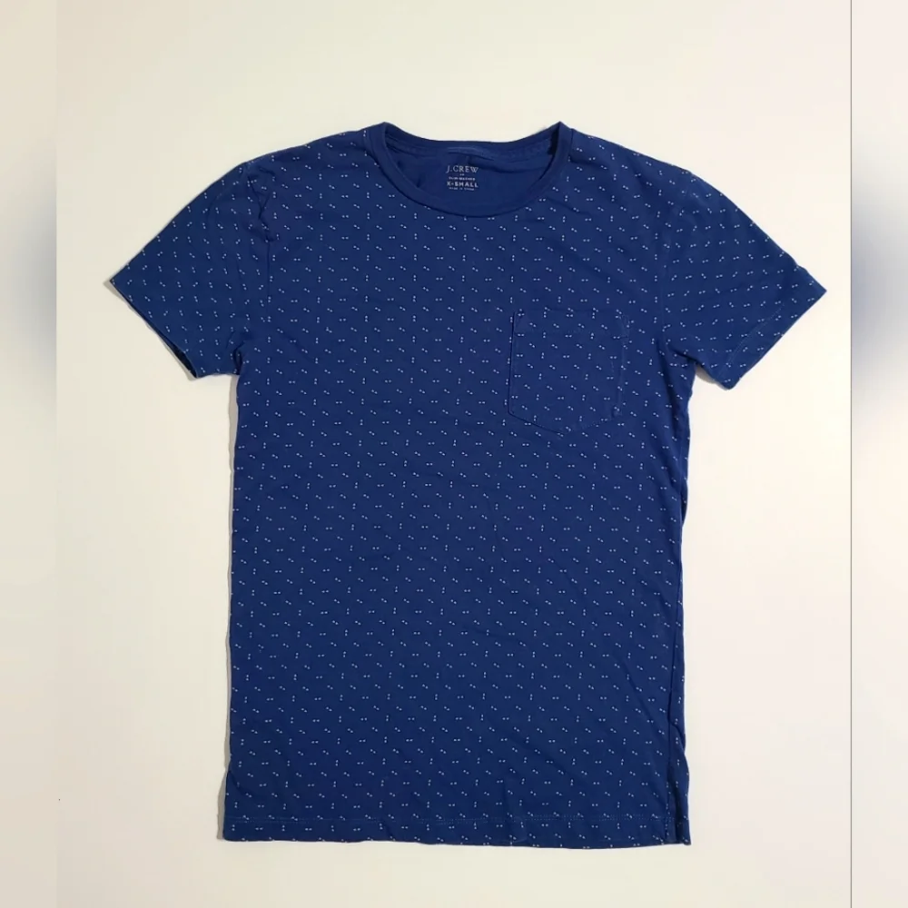 J.Crew slim washed blue‎ tshirt Mens size XS